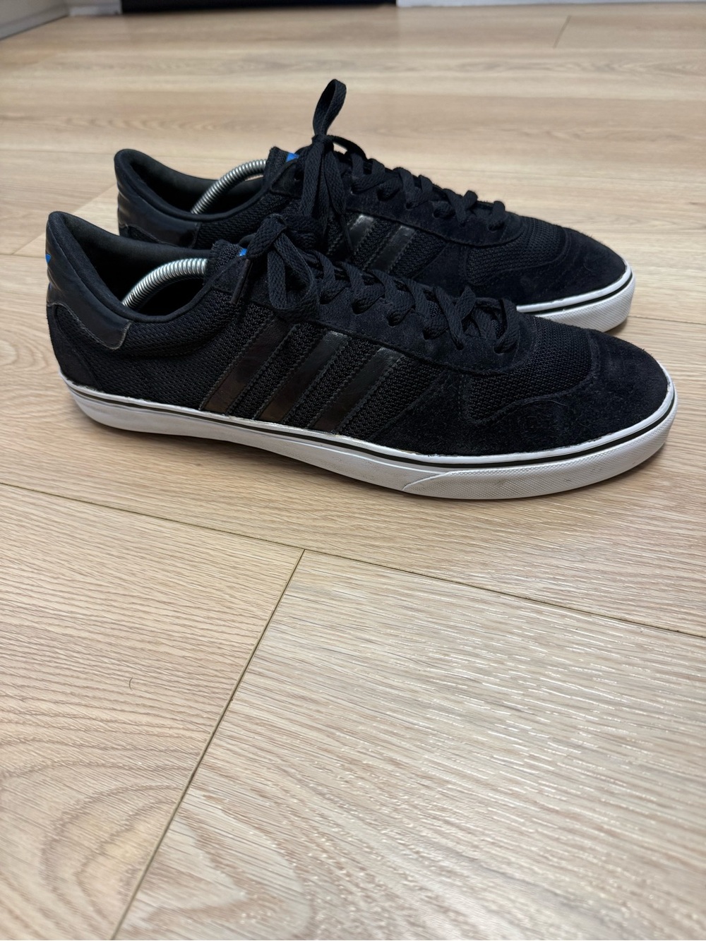 Custom Made Adidas x Vans Black Suede Skateboard Sneakers Men’s Size 13